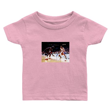 Discover Allen Iverson crossing over Michael Jordan graphic Baby T-shirts