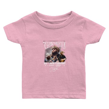 Discover Chris Stapleton 22nd Anniversary 2001 2023 Signature Baby T-shirts