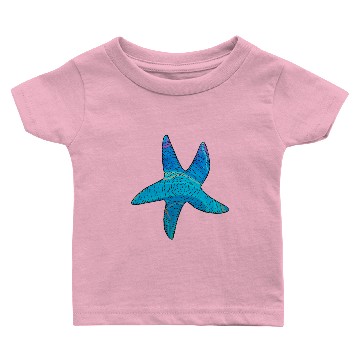 Discover Fancy Starfish 4 Baby T-shirts