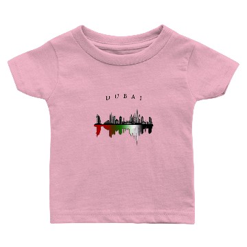 Discover Dubai Skyline Baby T-shirts