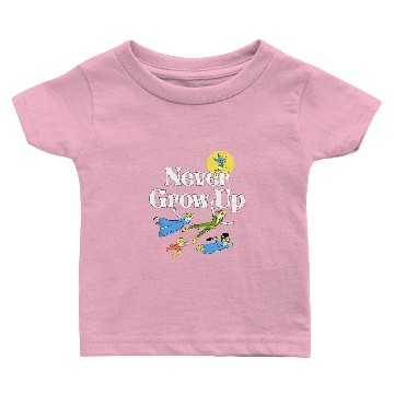 Discover Vintage Never Grow Up Peter Pan Baby T-shirts, Disney Peter Pan Baby T-shirts