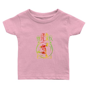 Discover Jimi Hendrix Multicolor Print Baby T-shirts