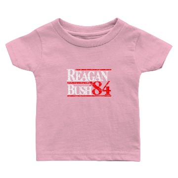 Discover Reagan Bush 84 Funny Logo Baby T-shirts
