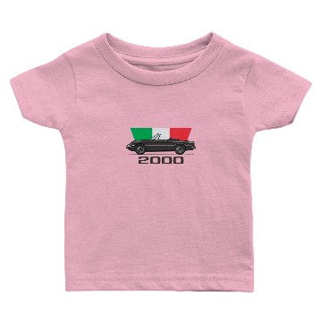 Discover black 2000 - Alfa Romeo Spider - Baby T-shirts