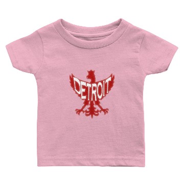 Discover Detroit Polish Poland Eagle 3D Baby T-shirts