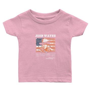 Discover John Wayne - Awesome John Wayne american flag te Baby T-shirts