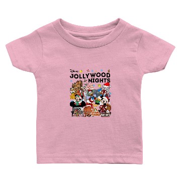 Discover Disney Christmas Hollywood Studios Jollywood Nights Baby T-shirts