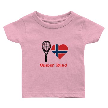 Discover Casper Ruud Baby T-shirts