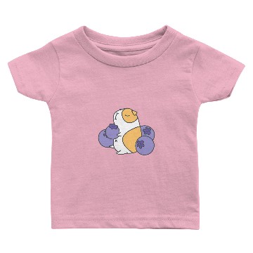 Discover GP Guinea Pig and blueberry Baby T-shirts