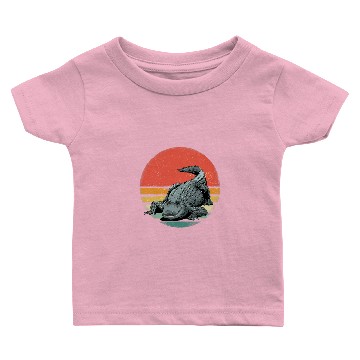 Discover Alligator Animals Retro vintages Crocodile Alligator Reptile Gators Wildlife 3 Crocodile Baby T-shirts