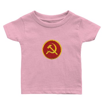 Discover Hammer and Sickle Patch Baby T-shirts