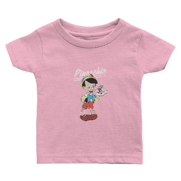 Discover Disneyss Pinocchio And Jiminy Cricket Baby T-shirts
