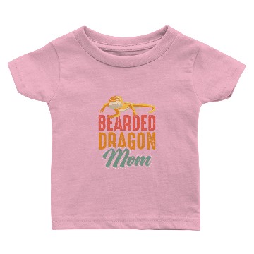 Discover Bearded Dragon Mom for a Reptile Owner Baby T-shirts