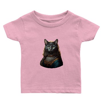 Discover black cats Paws Mona Lisa Meowna Lisa Cat Lover Owner Cat Mom Dad 3 Baby T-shirts