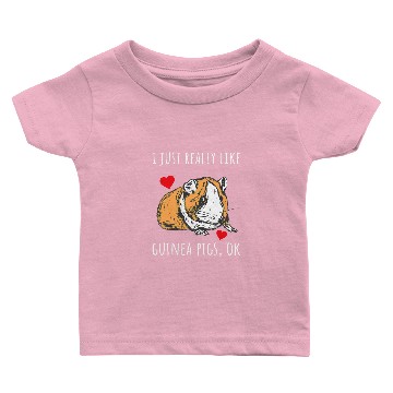 Discover GP Guinea Pig Saying Owner 1 Baby T-shirts