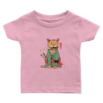 Discover Cat Paws Zoro Cat Warrior Baby T-shirts