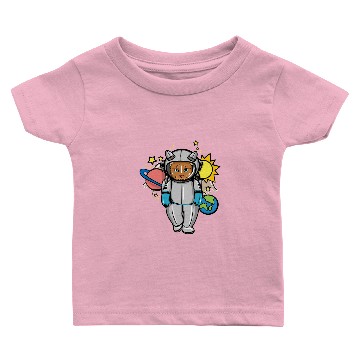 Discover Cat Paws Astronaut Space Cat Gift Astronomy Lover Baby T-shirts