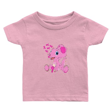 Discover Dinosaur Dino Breast Cancer Triceratops Dinosaur Ribbon Boy Baby T-shirts
