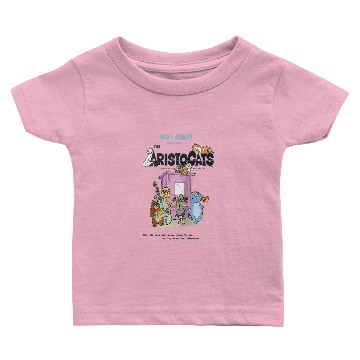 Discover Disney The Aristocats Cats Playing Piano Raglan Baseball Baby T-shirts Baby T-shirts