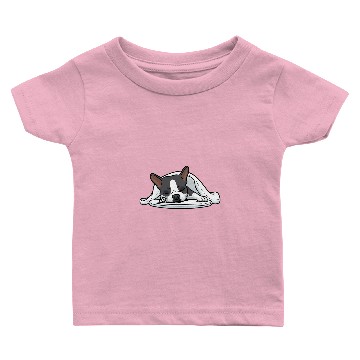 Discover Dog Boston Terrier Official Sleeping Baby T-shirts