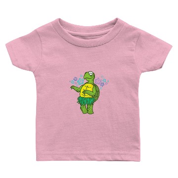 Discover KV9 Turtle dancing with Skirt Reptile Water Baby T-shirts