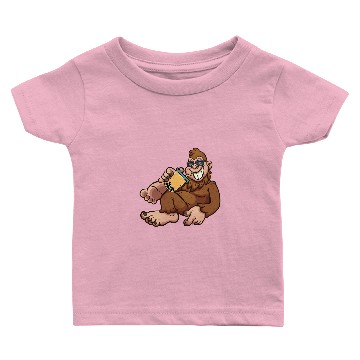 Discover Monkey Lover Funny Monkey Drinking Boba Tea Matching Bubble Milk Tea Baby T-shirts