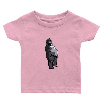 Discover Monkey Lover Big Monkey Face 1 Baby T-shirts