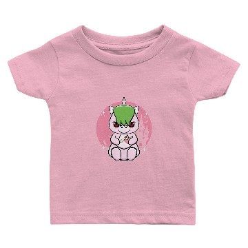 Discover Unicorns With knifes Pastel Goth Baby T-shirts