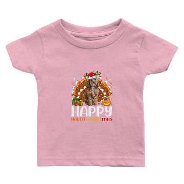 Discover Cockapoo Dog Lover Halloween Christmas Happy Hallothanksmas Baby T-shirts