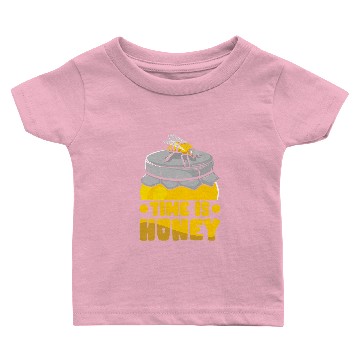 Discover Bee Beekeeping Time Is Honey Beekeeper Beekeeping Honeybee Beekeeper Baby T-shirts