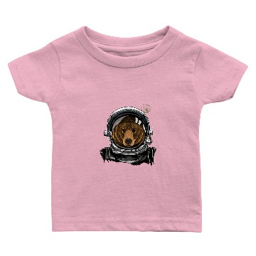 Discover Bear Astronaut Space Exploration Astronomy Lover Baby T-shirts