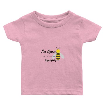 Discover Bee Beekeeping Queen Bee 309 Beekeeper Baby T-shirts