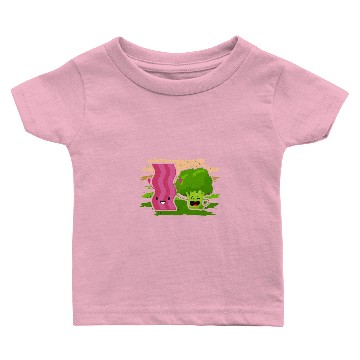 Discover Bacon And Broccoli Combination Vegetables Broccoli Baby T-shirts