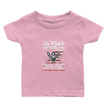 Discover Grumpy Old Air Force Veteran Proud Air Force Dad M Baby T-shirts