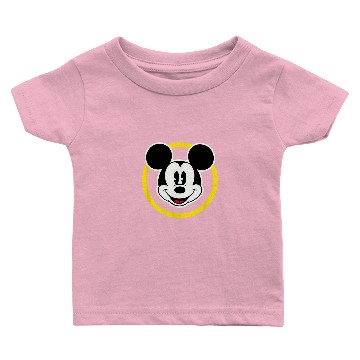 Discover Amazon Essentials Disney Smiling Mickey in Yello Baby T-shirts