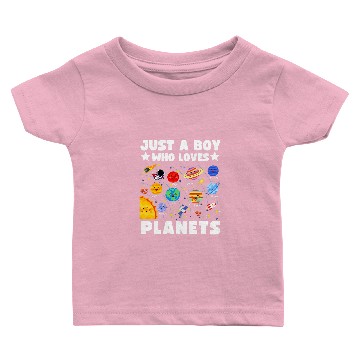 Discover Astronauts Boy Solar Planets Orbit Educational Astrology Space System Baby T-shirts