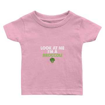 Discover Funny Vegan Vegetarian Broccoli Vegetables Baby T-shirts