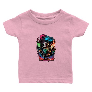 Discover Fantasy Sci Fi Wizards Magic Art Design Wizard Baby T-shirts