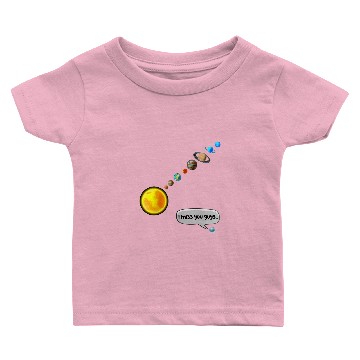 Discover Astronomy Lover Funny Pluto and Solar System Space Science Astronomy Gift Baby T-shirts