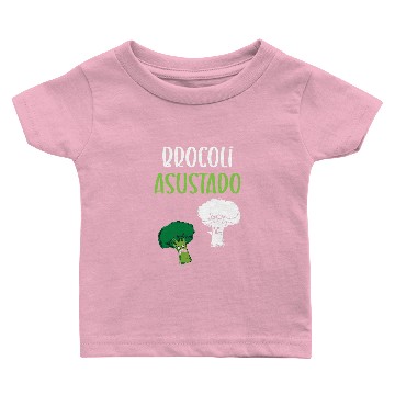 Discover Broccoli Funny Scared Cauliflower Broccoli Baby T-shirts