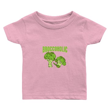 Discover Broccoholic Broccoli Vegetable Baby T-shirts