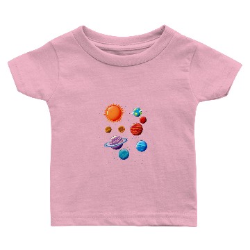Discover Astronomy Lover Solar System Astronomy 1 Baby T-shirts