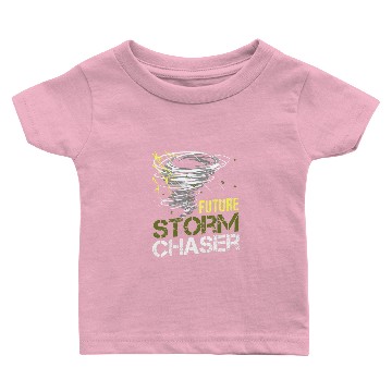 Discover Future Storm Chaser Weather Tornado for Meteorologist 1 Baby T-shirts