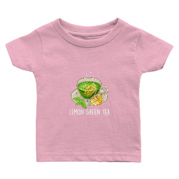 Discover Hot Or Cold Lemon Green Tea Citrus Fruit Lemon Baby T-shirts