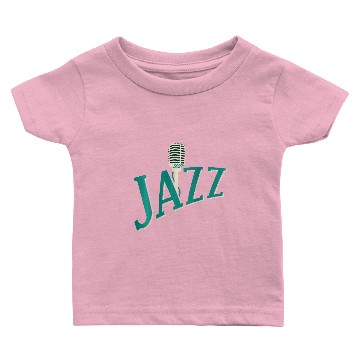 Discover Backprint Jazz Microphone Baby T-shirts