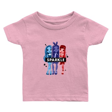 Discover Bratz Dolls Group Shot Sparkle Baby T-shirts