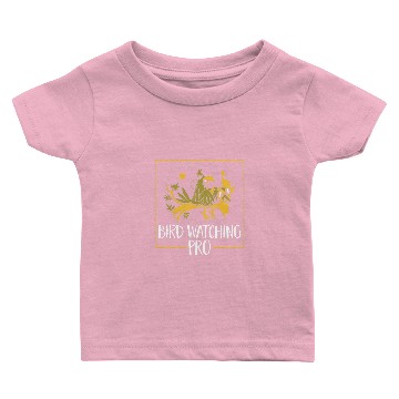 Discover Bird Watcher Funny Birding Bird Watching Pro Baby T-shirts