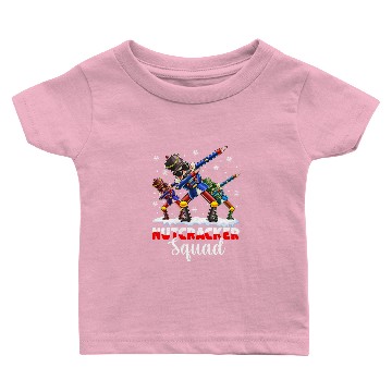 Discover Dabbings Nutcracker Squad Deez Nuts Funny Christmas Pajamas Baby T-shirts