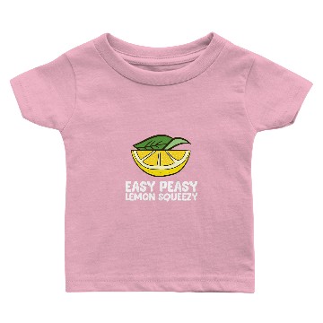 Discover Easy Peasy Lemon Squeezy Summer Lemon Baby T-shirts