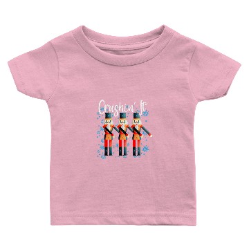 Discover Crushin It Flossing Nutcracker Christmas Dance Baby T-shirts
